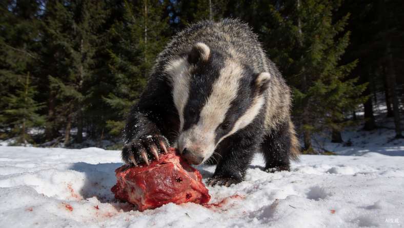 狼獾:化冻了?我囤的肘子怎么办?